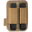 SAVIOR EQUIPMENT 2 Slot Dark FDE Pistol Mag Holder w/ Hook Backing (MP-TNS-PISX2-TN) - Savior Equipment