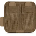 SAVIOR EQUIPMENT 2 Slot Dark FDE Battery Holder w/ Hook Backing (SP-TNS-BATX2-TN) - Savior Equipment