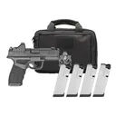 SPRINGFIELD ARMORY Hellcat Pro Comp OSP Gear Pac 9mm 3.8in 4x10rd Black CA Semi-Auto Pistol w/ Viridian RFX11 Green Dot Sight (HCP9379BOSPCAOMPPAC) - Springfield Armory