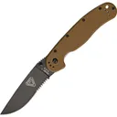 ONTARIO KNIFE COMPANY RAT I Linerlock Coyote Brown Folding Knife (ON8849CB) - Ontario Knife Company