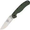 ONTARIO KNIFE COMPANY RAT I Linerlock OD Green Folding Knife (ON8849OD) - Ontario Knife Company