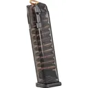 ELITE TACTICAL SYSTEMS GROUP Carbon Smoke 9mm 22rd 140mm Comp Legal Magazine Fits Glock 17/18/19/19x/26/34/45/49 (SMK-GLK-9-22) - Elite Tactical Systems Group