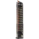ELITE TACTICAL SYSTEMS GROUP Carbon Smoke Gen 2 9mm 32rd Magazine Fits Glock 17/18/19/19x/26/34/45/49 (SMK-GLK-18G2) - Elite Tactical Systems Group