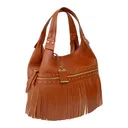 BULLDOG CASES Cognac Shoulder Bag with Tassel and Holster (BDP-090) - Bulldog Cases