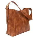 BULLDOG CASES Distressed Brown Shoulder/Computer Bag with Holster (BDP-091) - Bulldog Cases