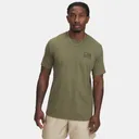 UNDER ARMOUR Freedom Left Chest Men's Marine OD Green/Black SS Shirt (6001862-390) - Under Armour