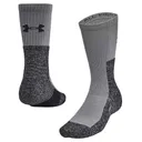 UNDER ARMOUR Unisex All Weather Wool Titan Gray/Black Boot Socks (1387066-024) - Under Armour