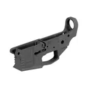 WARRIOR SYSTEMS AR-15 Billet Tungsten Gray Stripped Lower Receiver (7015203) - Warrior Systems