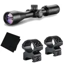 HAWKE Vantage IR 3-9x40 Straight-Wall Marksman Reticle Riflescope w/ Match Mount 1in Medium Weaver Scope Rings and GRITR Microfibre (14217+22113+GRIT-MF) - Hawke Optics
