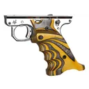 VOLQUARTSEN Laminated Yellow Right-Handed Pistol Grips for MKII (VC2TRG-Y) - Volquartsen