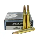 FEDERAL Power-Shok 270 Win. 150 Grain Soft Point Round Nose Ammo, 20 Round Box (270B) - Federal