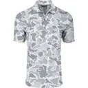 DRAKE Men's Performance Print Old School Monument Polo (DS4092-OSM) - Drake