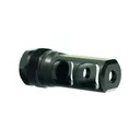 FAXON Muzzlok Stainless Steel Plan B 1/2x28 .250" Bore Muzzle Brake (FF-MD-PB-BRAKE-01) - Faxon
