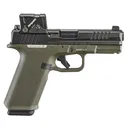 RUGER RXM 9mm 4in 2x 17rd Mags Black/OD Green Pistol with Aimpoint COA Red Dot Sight (19466) - Ruger