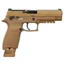 SIG SAUER M17 9mm 4.7in 17rd/21rd Coyote Tan Semi-Auto Pistol, MA Compliant (M17-9-CSS-MS-MA) - Sig Sauer