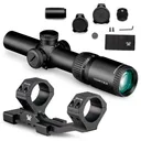 VORTEX Crossfire HD 1-4x24 Illuminated Dead-Hold 2A BDC MOA Riflescope with 30mm Sport 1.5in Height Cantilever Mount (CFR-1401i+SCM-30-150) - Vortex
