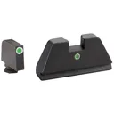 AMERIGLO i-Dot Glock XL Tall Sight Set (Fits all Glock models) Green Tritium White Outline .315 Front, Single Green Tritium Dot .394 Rear (GL-191) - Ameriglo