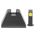 AMERIGLO Glock 5XL Tall Sight Set (Fits all Glock models) Green Tritium LumiGreen Outline .407 FRONT, Flat Black .507 REAR (GL-682) - Ameriglo