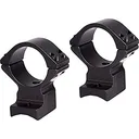 TALLEY Borden 1in Low Black Scope Rings (B930719) - Talley