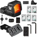 VORTEX Defender-ST 3 MOA Micro Red Dot Sight w/ Pro 45 Degree Offset Accessory Picatinny Mount (DFST-MRD3+45RDM-2) - Vortex