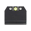 NIGHT FISION Yellow Front Optics Ready Stealth Night Sight Set for Sig P320 w/ DPP/509t/Acro (SIG-180-455-440-YGZG) - Night Fision