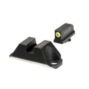 NIGHT FISION Optics Height Yellow Front/Blank Rear Night Sights for Glock 19/45/47/48 w/ COA Optic (GLK-001-230-362-YGZX) - Night Fision