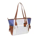 BULLDOG CASES Tote Style White/Blue Purse with Holster (BDP-086) - Bulldog Cases
