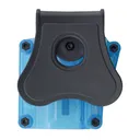 BULLDOG CASES Max Multi-Fit Polymer Transparent Blue Holster with Paddle (MX-005) - Bulldog Cases