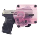 BULLDOG CASES Max Multi-Fit Polymer Transparent Pink Holster with Paddle (MX-006) - Bulldog Cases