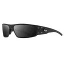 GATORZ EYEWEAR Magnum Black w/ Patriot G Blackout Logo Frame/ANSI Z87.1+ MILSPEC Ballistic Smoke Lens Sunglasses (GZ-01-095) - Gatorz Eyewear
