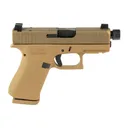 GLOCK 43X Debo 9mm Striker Fired 3.92in Threaded 2x10rd Flat Dark Earth Pistol (UX4350204FRNDEBOFSCT) - Glock
