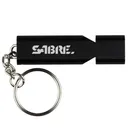 SABRE Emergency Safety Whistle with Key Ring, Detachable Lanyard, and Carabiner Clip (WSTL-02) - Sabre