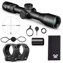 VORTEX Venom 3-15x44 FFP EBR-7C MOA Reticle Riflescope w/ Pro Series 34mm Medium Rings (VEN-31501+PR34-M) - Vortex