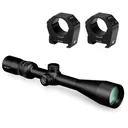 VORTEX Sonora 4-12x44 Dead-Hold BDC MOA Reticle Riflescope w/ Sport 1in Medium Riflescope Rings (SON-412+SPT1-M) - Vortex