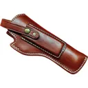 TRIPLE K 39-28 Walnut Oil Plain Packer Leather Holster fits Ruger MK II-IV (39001) - Triple K