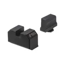 NIGHT FISION Blacked Out Stealth Optic Height Sight Set for Glock MOS 17/19/45 w/ RMR/507c/508t (GLK-001-330-353-ZXZX) - Night Fision