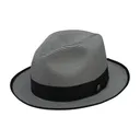 STETSON Latte Milan Fedora Gray Hat (TSLATTB152053) - Stetson