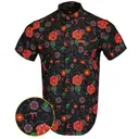 RETRO RIFLE Fiesta Red Button Up Short Sleeve Shirt (82297283) - Retro Rifle
