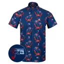 RETRO RIFLE Men's Synth Crab Patriotic Button Down Shirt (32317991) - Retro Rifle
