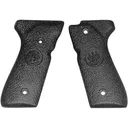 BERETTA 92 Series Black Rubber Smooth Pistol Grips (E00752) - Beretta