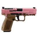 CANIK Mete SF 9mm 4.19in 15rd Strawberry Semi-Automatic Pistol (HG5637-SB) - Canik