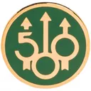 BERETTA 500 Years Commemorative British Green/Gold Stainless Steel Pin (OG641A20280M8X) - Beretta