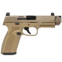 FN AMERICA 510 MRD Comp 10mm 4.1in 15rd Flat Dark Earth Semi-Automatic Pistol (66-102127) - Fn America