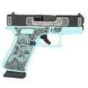 GLOCK G43X 9mm 3.41in 15rd Blue Rose Semi-Automatic Pistol (UX4350204NR15ORGLREB) - Glock