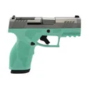 TAURUS GX2 TORO 9mm 3.38in 1x13rd Stainless/Cyan Striker-Fired Pistol (1-GX2P939C) - Taurus