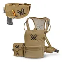 VORTEX GlassPak Pro Large Tan Binocular Harness with Holster (P600-L+GP-HOLSTER-T) - Vortex