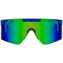 PIT VIPER The Leonardo Original 2.0 HDPV Polarized Blue-Green Wide Sunglasses (E-WD-LEONARD-HCP-BG) - Pit Viper