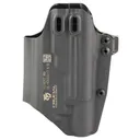 CRUCIAL CONCEALMENT Universal Light IWB Black Ambidextrous Holster for Surefire X300 Ultra/Turbo (1401) - Crucial Concealment