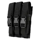 CONDOR OUTDOOR Triple MP5 Black Mag Pouch (MA37-002) - Condor Outdoor