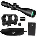 VORTEX Crossfire HD 6-18x50 WideRange Plex MOA Riflescope w/ Sport 30mm High Riflescope Rings (CFR-61802+SPT30-H) - Vortex
